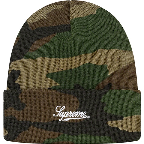 Supreme NY Patch Beanie - Woodland Camo