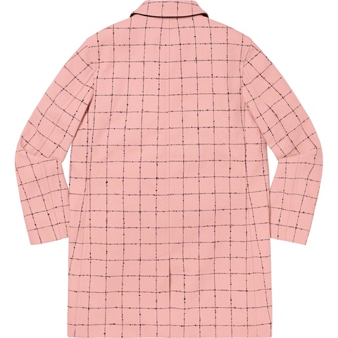 ジャケット・アウター supreme 19AW Wool Windowpane Overcoat Wool Windowpane Overcoat - fall/winter 2019 - Supreme