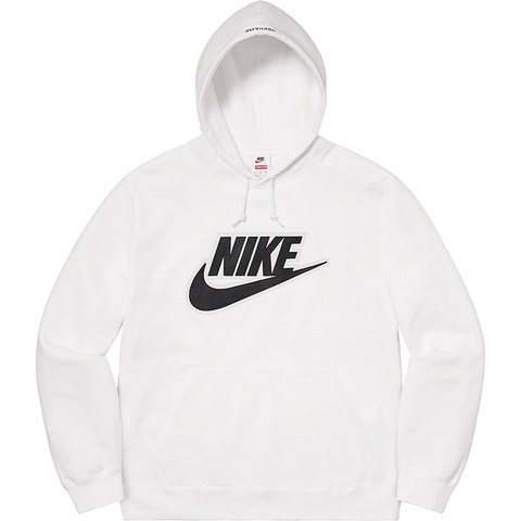 Supreme®/Nike® Leather Appliqué Hooded Sweatshirt - Supreme