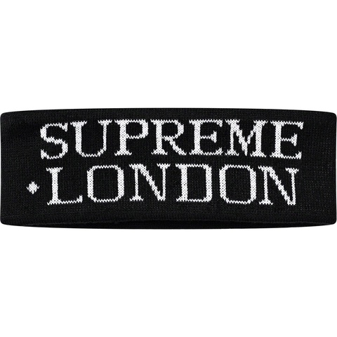 Supreme International Headband - Black
