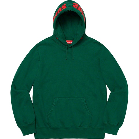 Supreme Mirrored Logo Hooded Sweatshirt - Dark Green