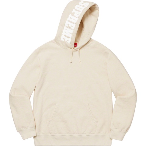 Supreme Mirrored Logo Hooded Sweatshirt - Natural