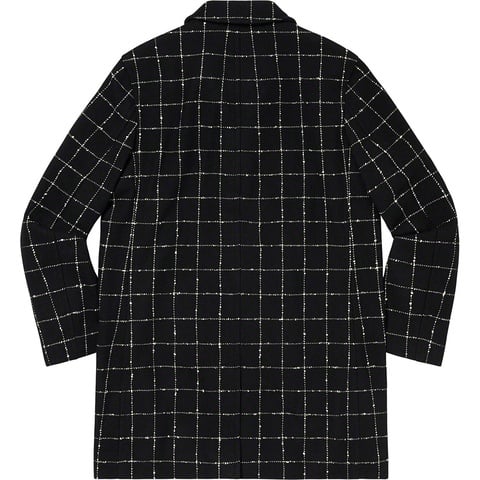 Wool Windowpane Overcoat - fall/winter 2019 - Supreme