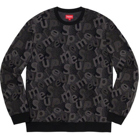 Scatter Text Crewneck - fall/winter 2019 - Supreme
