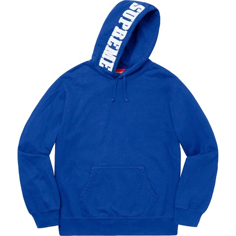 Supreme Mirrored Logo Hooded Sweatshirt - Royal