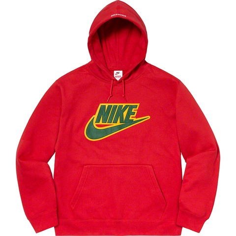 Supreme Nike LeatherAppliquéHooded Sweat Supreme®/Nike® Leather Appliqué Hooded Sweatshirt - Supreme