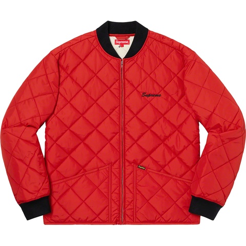Supreme Supreme/dead prez Quilted Work Jacket - Red