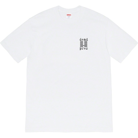 Supreme Supreme/dead prez Tee - White