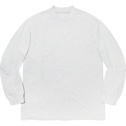 Supreme Micro Stripe Mock Neck - Off-White