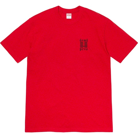 Supreme Supreme/dead prez Tee - Red