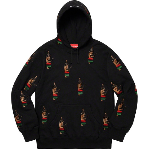 Supreme Supreme/dead prez RBG Embroidered Hooded Sweatshirt - Black