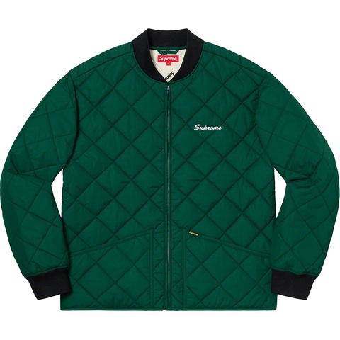Supreme Supreme/dead prez Quilted Work Jacket - Dark Green
