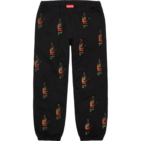 Supreme Supreme/dead prez RBG Embroidered Sweatpant - Black