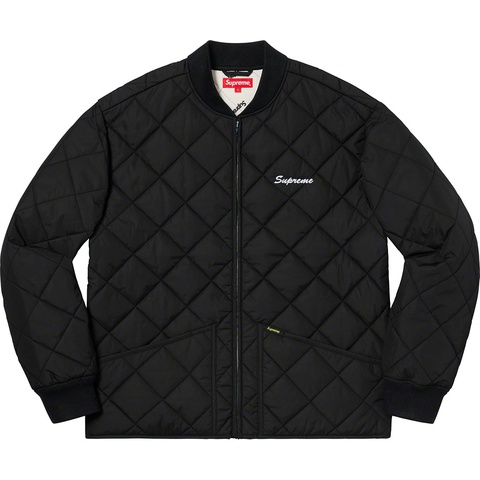 Supreme Supreme/dead prez Quilted Work Jacket - Black
