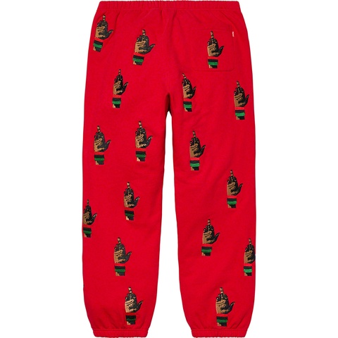 Supreme Supreme/dead prez RBG Embroidered Sweatpant - Red