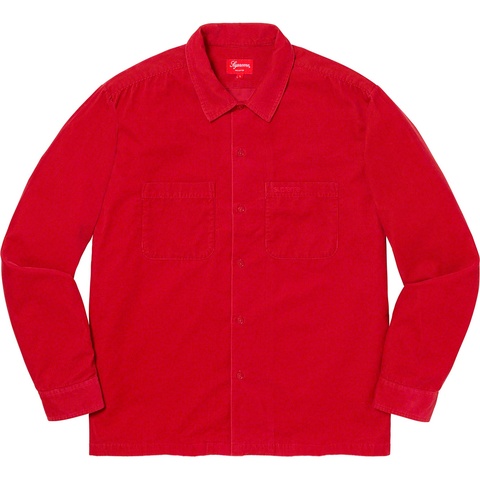 Supreme Corduroy Shirt - Red
