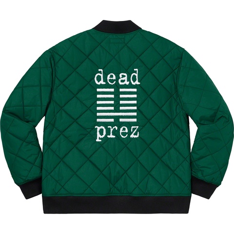 Supreme/dead prez Quilted Work Jacket - Supreme