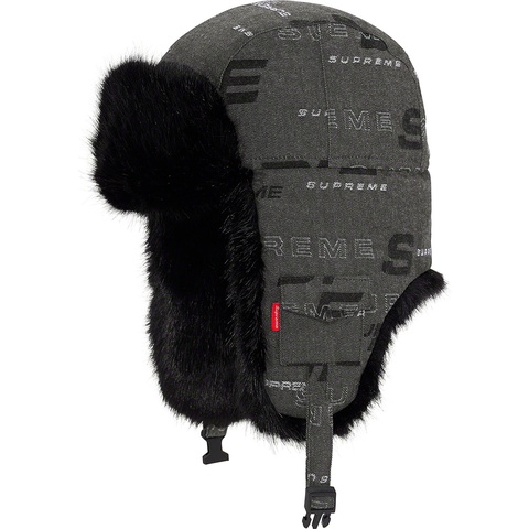 Supreme Dimensions Logo Denim Trooper - Black
