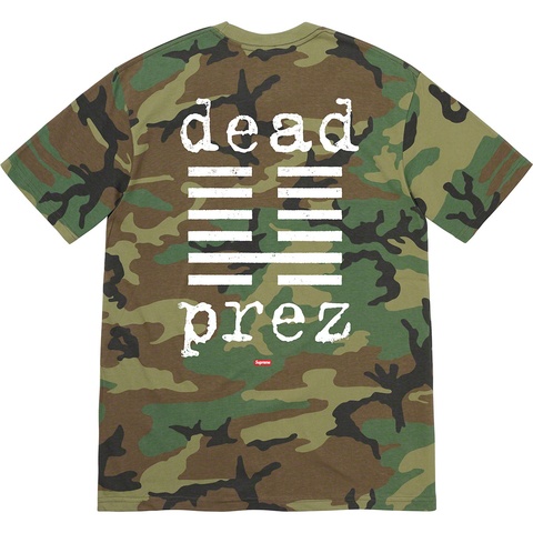 Supreme Supreme/dead prez Tee - Woodland Camo