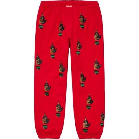 Supreme Supreme/dead prez RBG Embroidered Sweatpant - Red