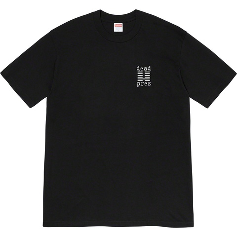 Supreme Supreme/dead prez Tee - Black