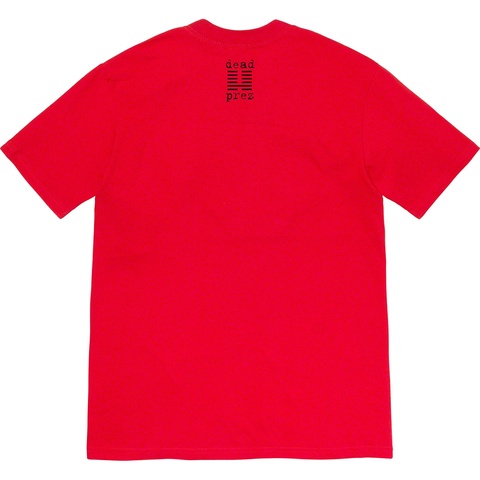 Supreme Supreme/dead prez RBG Tee - Red