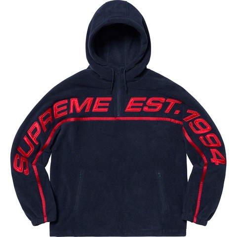 Supreme Polartec® Half Zip Hooded Sweatshirt - Navy