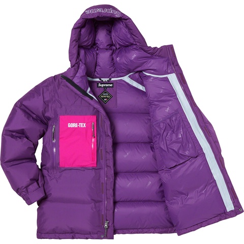 Supreme GORE-TEX 700-Fill Down Parka - Dark Purple