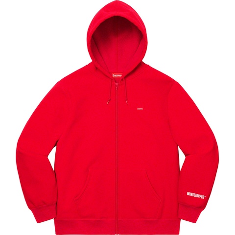 Supreme WINDSTOPPER® Zip Up Hooded Sweatshirt - Red