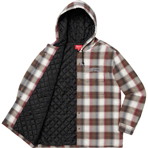 Quilted Hooded Plaid Shirt - fall/winter 2019 - Supreme