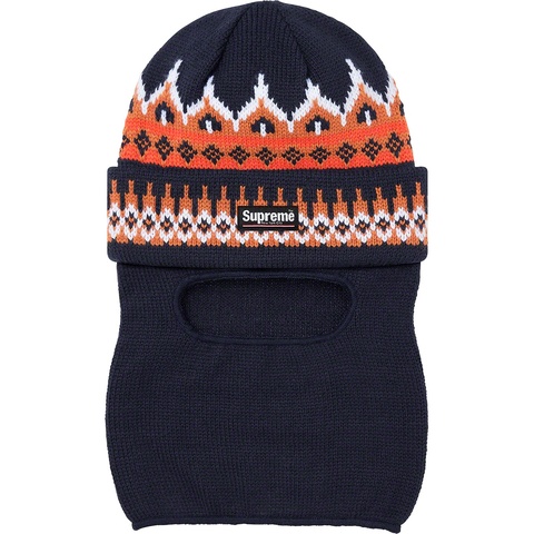Supreme Facemask Beanie - Navy