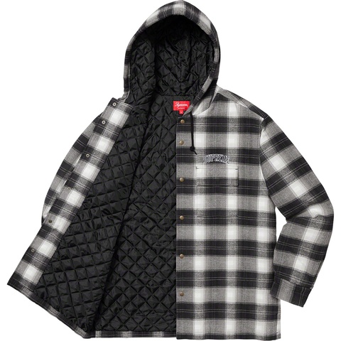 Quilted Hooded Plaid Shirt - fall/winter 2019 - Supreme