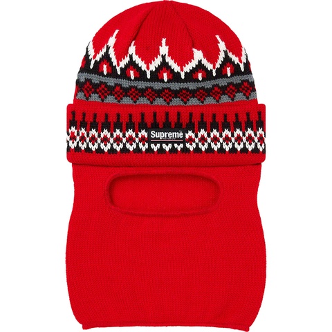 Supreme Facemask Beanie - Red
