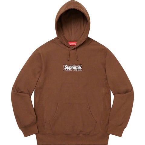 Bandana Box Logo Hooded Sweatshirt - Supreme