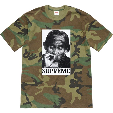 Supreme Aguila Tee - Woodland Camo