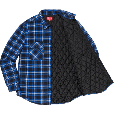 Arc Logo Quilted Flannel Shirt - fall/winter 2019 - Supreme