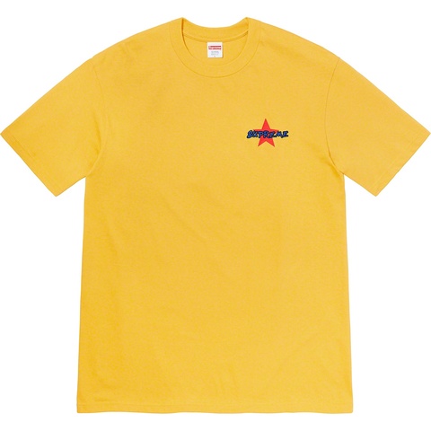 Supreme Money Power Respect Tee - Acid Yellow