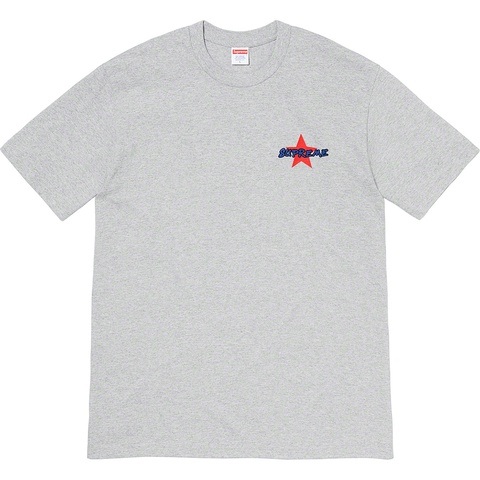 Supreme Money Power Respect Tee - Heather Grey