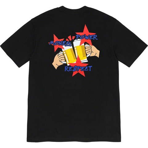 Supreme Money Power Respect Tee - Black