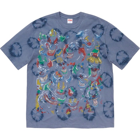 Supreme Clowns Tee - Bleached Navy