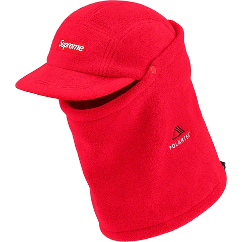 Supreme Facemask Polartec® Camp Cap - Red