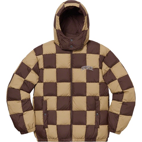 z*n様 Supreme 19AW Checkerboard Puffy Jac Checkerboard Puffy Jacket - fall/winter 2019 - Supreme