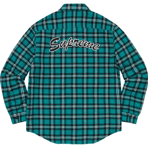 Arc Logo Quilted Flannel Shirt - fall/winter 2019 - Supreme
