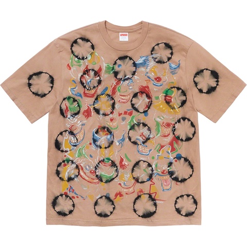 Supreme Clowns Tee - Bleached Black
