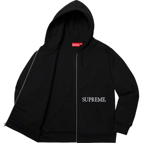 Thermal Zip Up Hooded Sweatshirt - Supreme