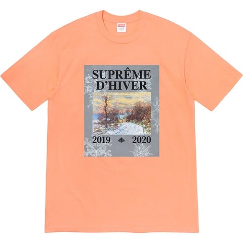 Supreme D'Hiver Tee - Peach