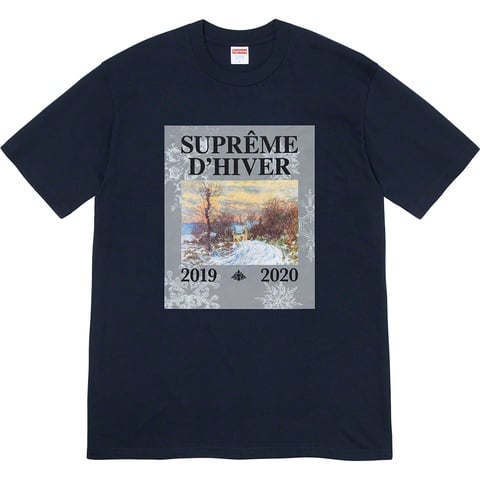 Supreme D'Hiver Tee - Navy