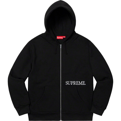 Thermal Zip Up Hooded Sweatshirt - Supreme