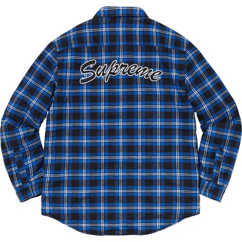 Arc Logo Quilted Flannel Shirt - fall/winter 2019 - Supreme