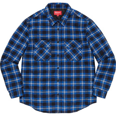 supreme フランネルシャツArc Logo Arc Logo Quilted Flannel Shirt - fall/winter 2019 - Supreme